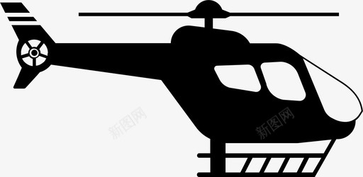 直升机飞机图标图标