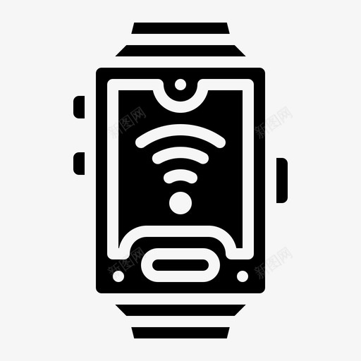 智能手表电子产品小工具图标svg_新图网 https://ixintu.com usb wifi 字形 小工 工具 手表 智能 电子产品