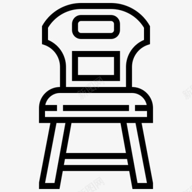 椅子装饰家具图标图标