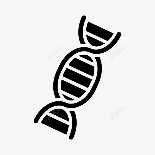dna染色体dna链图标svg_新图网 https://ixintu.com dna 医学 基因 字形 染色体