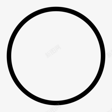 圆圆周直径图标图标