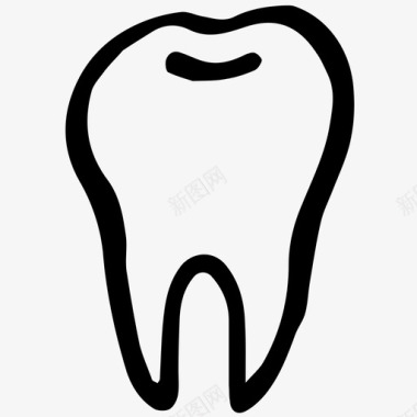 牙齿牙科牙医图标图标