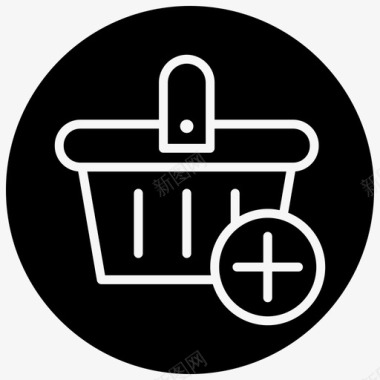购物篮添加产品购物车图标图标