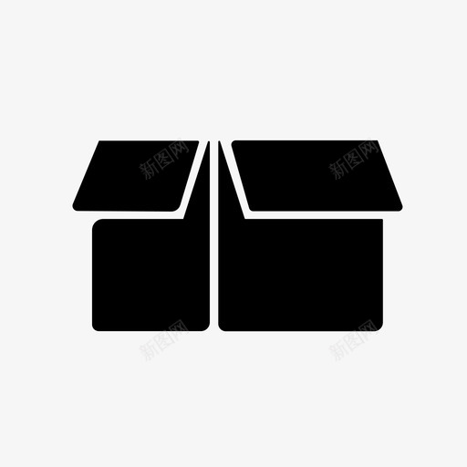盒子送货包裹图标svg_新图网 https://ixintu.com 办公 包裹 图标 盒子 网站 运输 送货