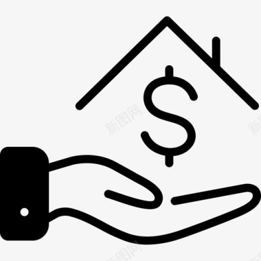 贷款借款人房屋图标图标