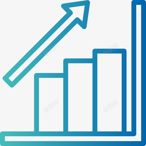 利润业务4梯度图标svg_新图网 https://ixintu.com 业务4 利润 梯度