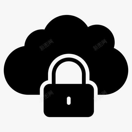 安全云数据库锁图标svg_新图网 https://ixintu.com internet安全线标志符号64像素 专用 安全云 数据库 服务器 锁