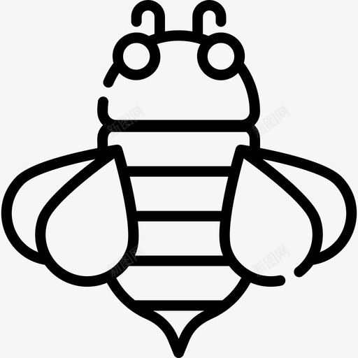 蜜蜂自然70直系图标svg_新图网 https://ixintu.com 直系 自然 蜜蜂