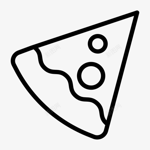披萨面粉食物图标svg_新图网 https://ixintu.com 披萨 蔬菜 面粉 食物