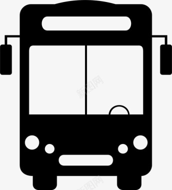 公共汽车公共交通车辆图标图标