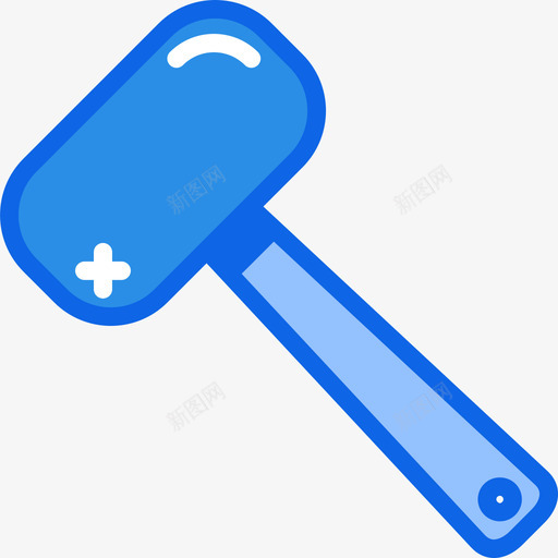 锤子结构99蓝色图标svg_新图网 https://ixintu.com 结构 蓝色 锤子