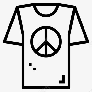衬衫服装时尚图标图标