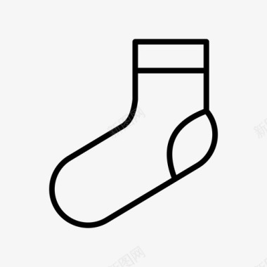 袜子衣服时装图标图标