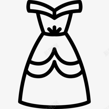 礼服公主直系图标图标