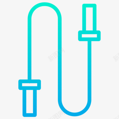 跳绳健康25坡度图标图标