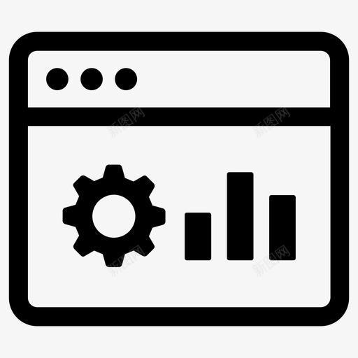仪表板分析开发图标svg_新图网 https://ixintu.com 仪表板 分析 分析图 图表 开发 报告 数据 生产力 统计 设置