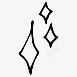 儿童画素描折页星星行星素描图标高清图片