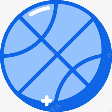 篮球户外活动27蓝色图标图标