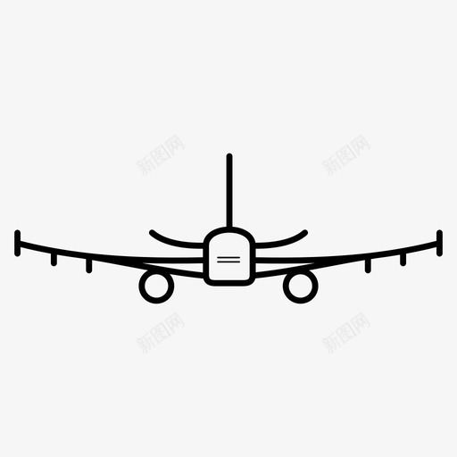 军用飞机客机飞机图标svg_新图网 https://ixintu.com 军用 客机 民用 轮廓 飞机