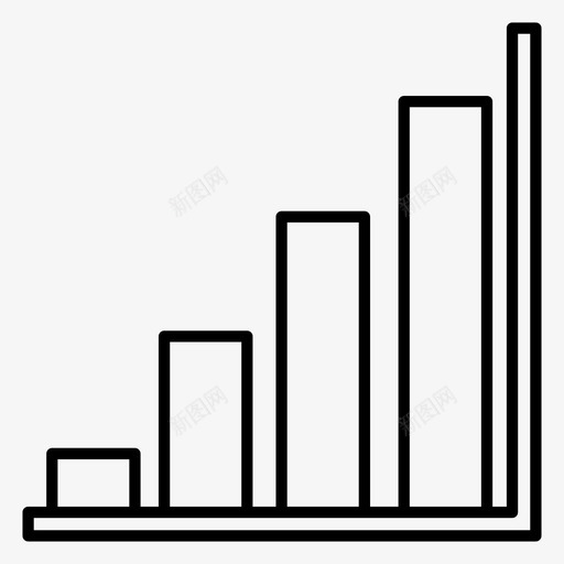 条形图商业图表图标svg_新图网 https://ixintu.com 优化 商业 图表 搜索引擎 条形图 网络 金融