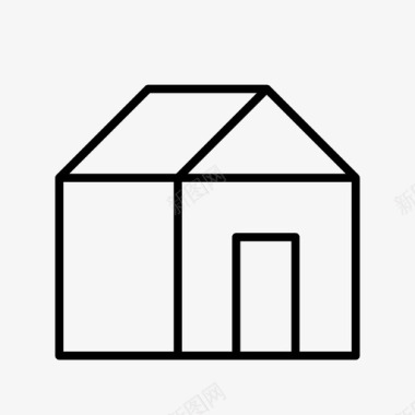 建筑物住宅家庭图标图标