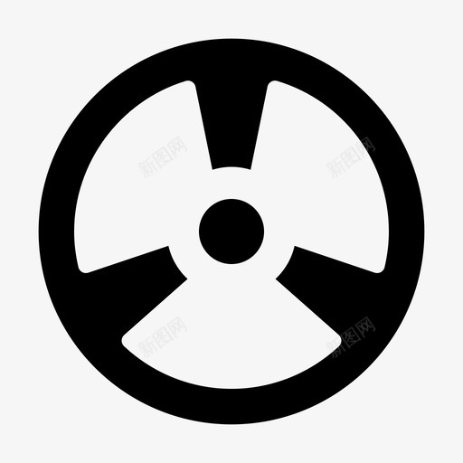 辐射生态能源图标svg_新图网 https://ixintu.com 图标 放射性 生态 线雕文 能源 辐射
