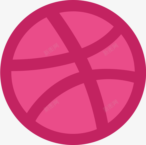 Dribbblesvg_新图网 https://ixintu.com Dribbble 圆润