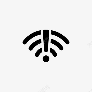 wifi错误无连接信号图标图标