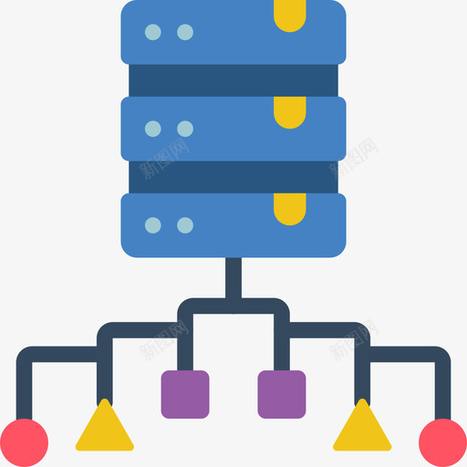 数据库数据科学13平面图标svg_新图网 https://ixintu.com 平面 数据库 数据科学13