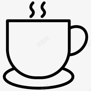 咖啡杯休息时间咖啡休息图标图标
