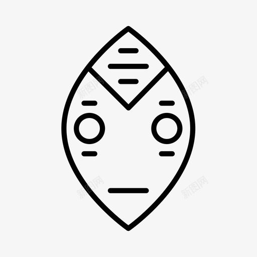 仪式面具人类学土著图标svg_新图网 https://ixintu.com 人类学 仪式 土著 艺术 部落 面具