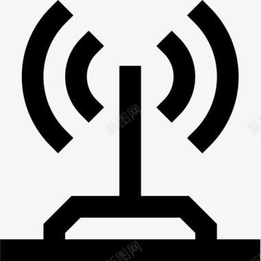 信号电信3线性图标图标