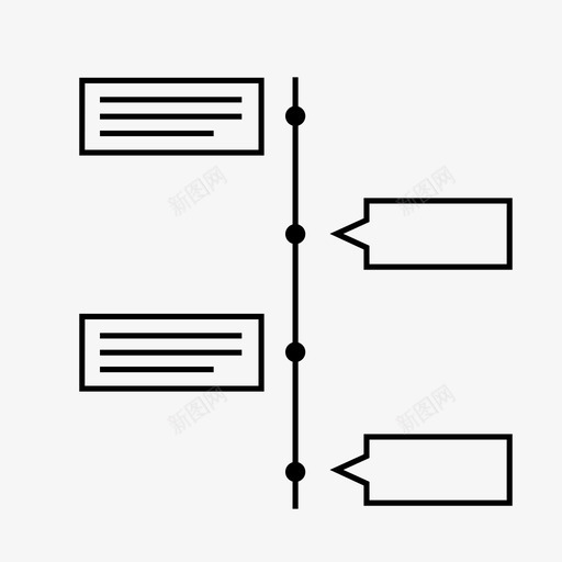 时间线演变时间表图标svg_新图网 https://ixintu.com 时间 时间表 演变