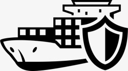 损坏的车辆车辆保险货物损坏图标高清图片