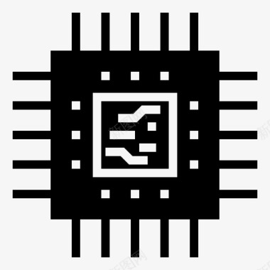 处理器计算机cpu图标图标