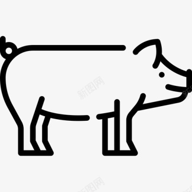猪农业24头直系图标图标