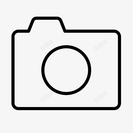 照相机基本图像图标svg_新图网 https://ixintu.com whatsapp 图像 基本 常规 照片 照相机 轮廓