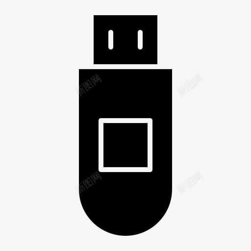 usb数据存储图标svg_新图网 https://ixintu.com glyph photo solid studio usb 存储 数据