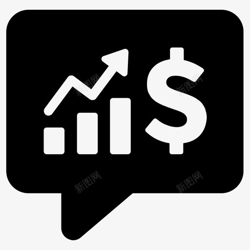 利润财务收入图标svg_新图网 https://ixintu.com 分析图表报表统计和数据 利润 收入 统计 语音泡沫 财务
