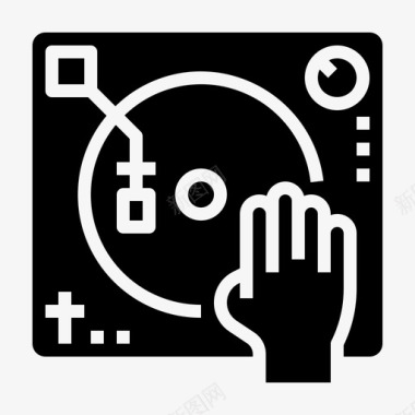 音乐混音派对图标图标