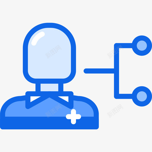 用户业务284蓝色图标svg_新图网 https://ixintu.com 业务 用户 蓝色