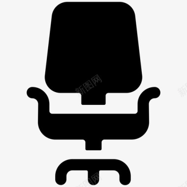 办公椅办公桌办公人员图标图标