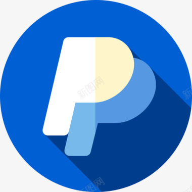 Paypal社交媒体83扁平图标图标