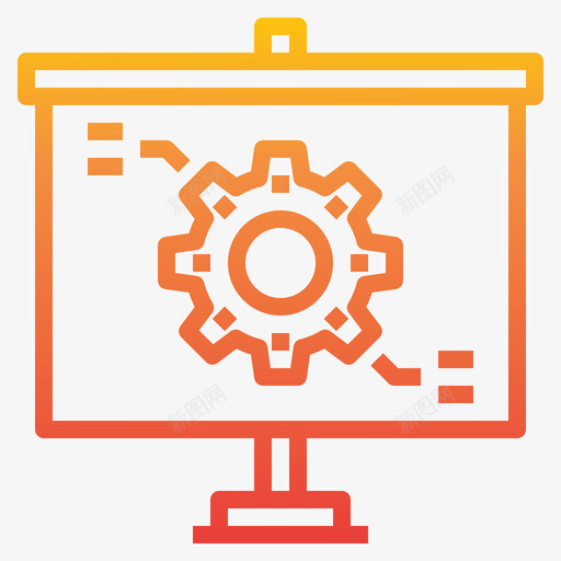 演示工程58渐变图标svg_新图网 https://ixintu.com 工程58 渐变 演示