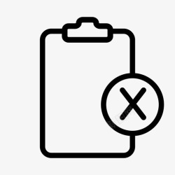 不正确的取消不正确的文件交叉列表图标高清图片