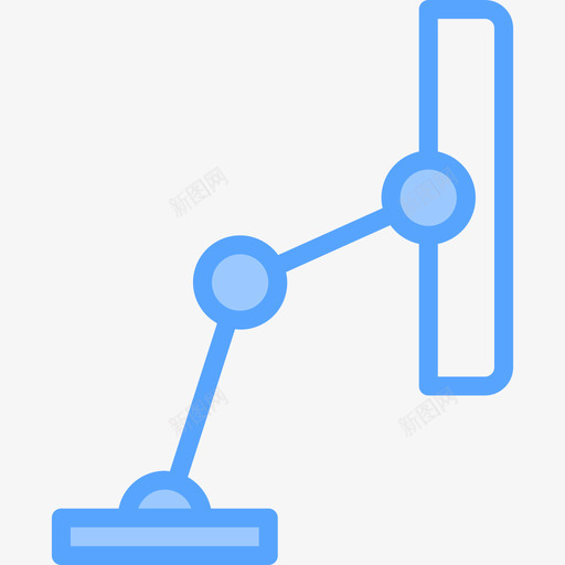 显示器计算机设备5蓝色图标svg_新图网 https://ixintu.com 显示器 蓝色 计算机设备5