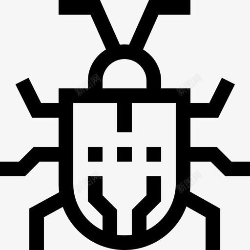 甲虫机器人机器人学39线性图标svg_新图网 https://ixintu.com 机器人 机器人学 甲虫 线性