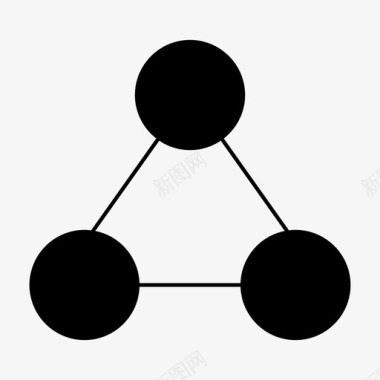网络模型节点图标图标
