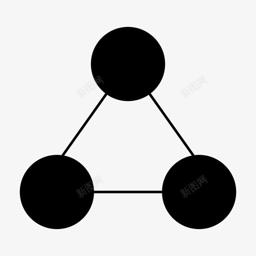 网络模型节点图标svg_新图网 https://ixintu.com 图表 模型 网络 节点