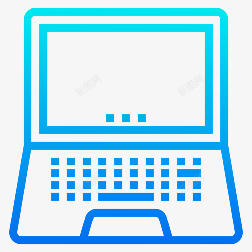 笔记本电脑计算机和网络3梯度图标svg_新图网 https://ixintu.com 梯度 电脑 笔记本 网络 计算机